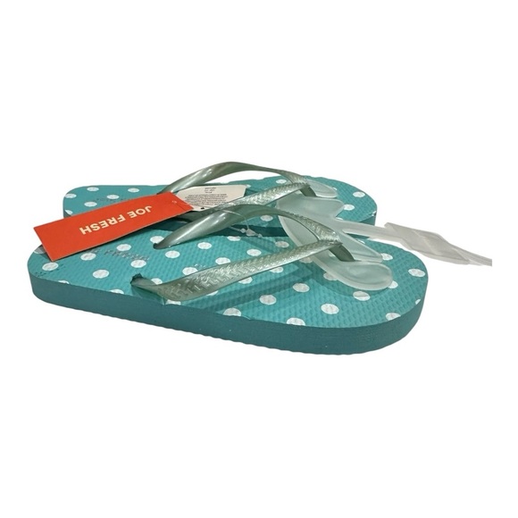 Joe Fresh Flip Flops - Pink and Blue Size S (12-13) - Picture 3 of 12
